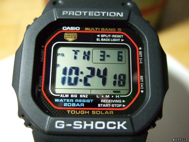 [分享]新一代的G-SHOCK,有世界5局電波的GW-M5600,終於有台灣時區了