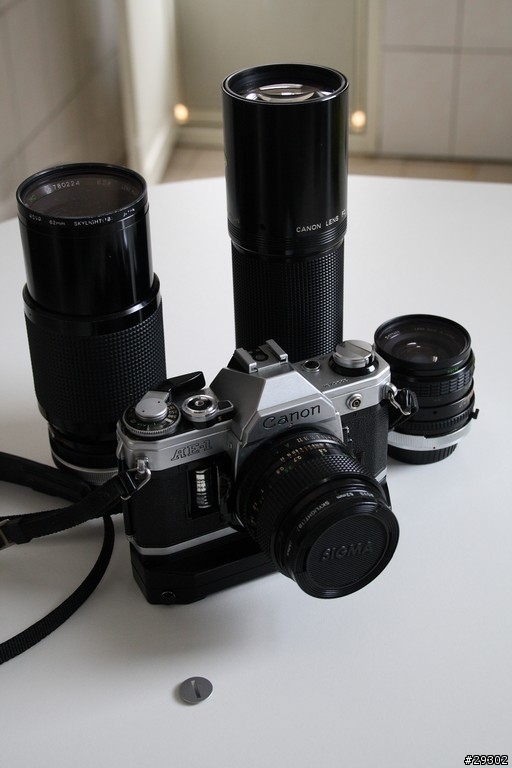 從親戚那邊入手 Canon AE-1 及四顆鏡頭 [加圖]
