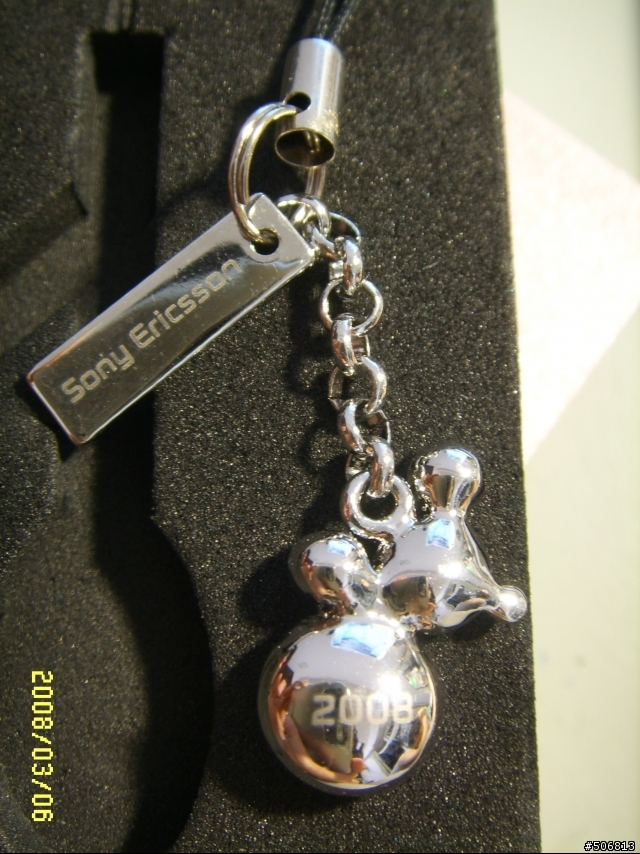 2008Sony Ericsson鼠年手機吊飾（小小開箱文）