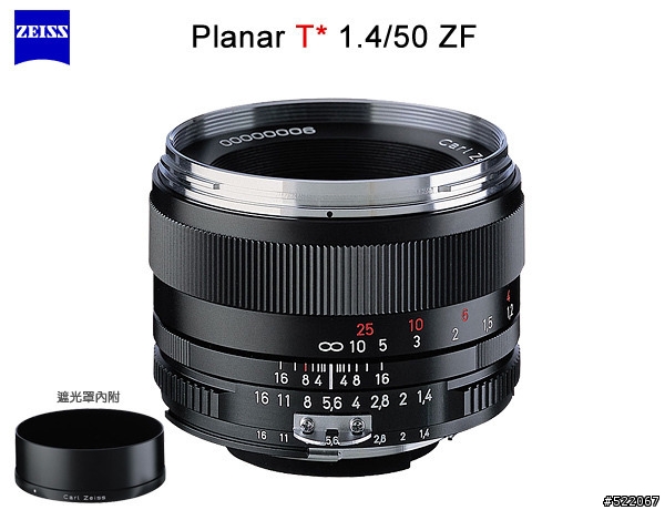 (誠心發問)蔡司鏡頭Carl Zeiss Planar T* 1.4/50 ZS用在dslr上好嗎??
