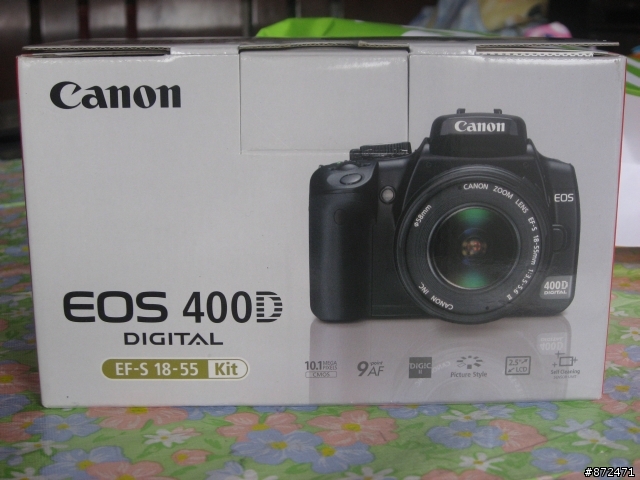 [開箱] 初入DSLR之被開箱開到爛的400D開箱文