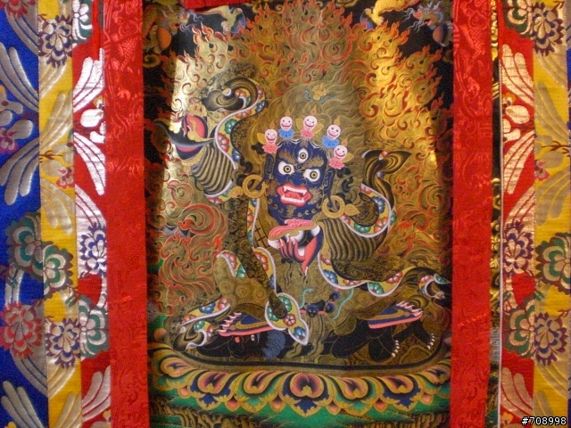 [分享] 唐卡 . 二臂瑪哈嘎拉