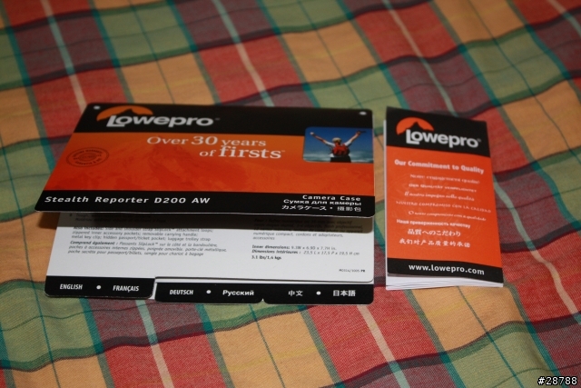 Lowepro D200 AW 相機包 簡單開箱