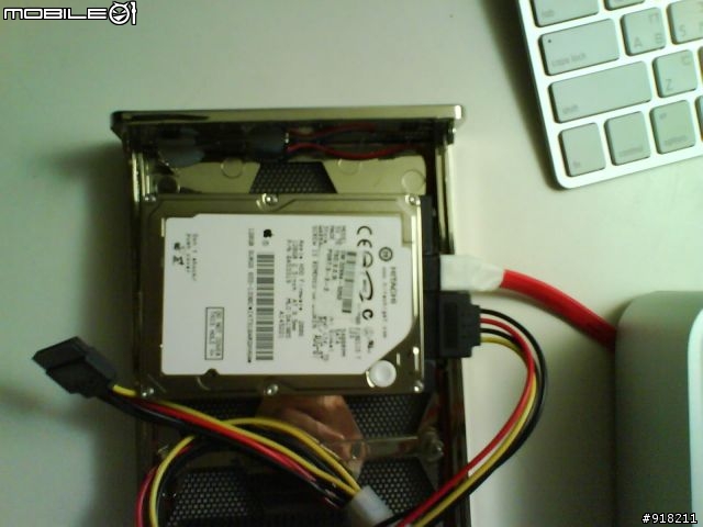 [DIY]速度兩倍!Mac Mini 內接SATA硬碟改外接eSATA不專業實戰(完)