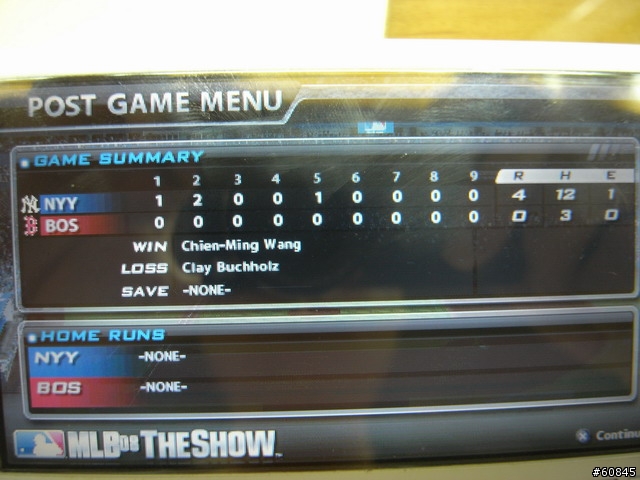 [PSP]MLB The Show 08 賽前模擬比賽：洋基對紅襪