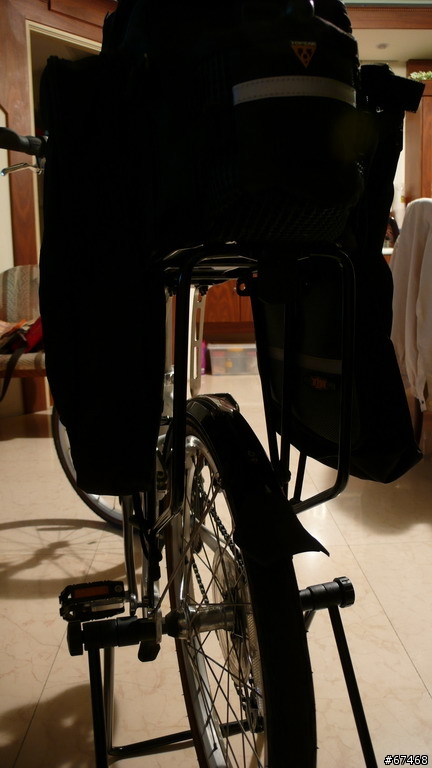 小折(DAHON)環島可用什麼馬鞍袋&貨架？ #Update !! 已購入 (((有圖)))