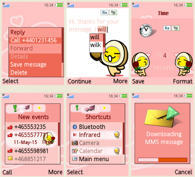 [240*320][K810i]米魯蛋之戀愛了