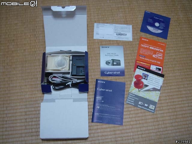 [不專業開箱文]Sony W170 (圖多)