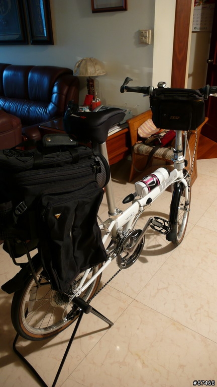 小折(DAHON)環島可用什麼馬鞍袋&貨架？ #Update !! 已購入 (((有圖)))