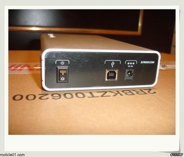 [開箱]FREECOM Hard Drive 3.5" 500G USB外接硬碟