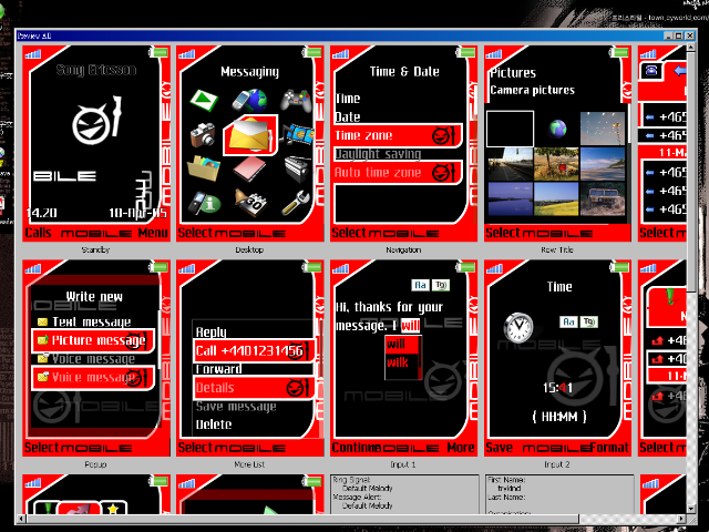 [w900i]TK的86號--mobile01黑紅小惡魔…