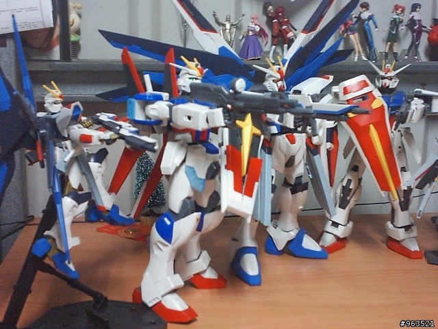 粗糙的GUNDAM SEED 模型照~~