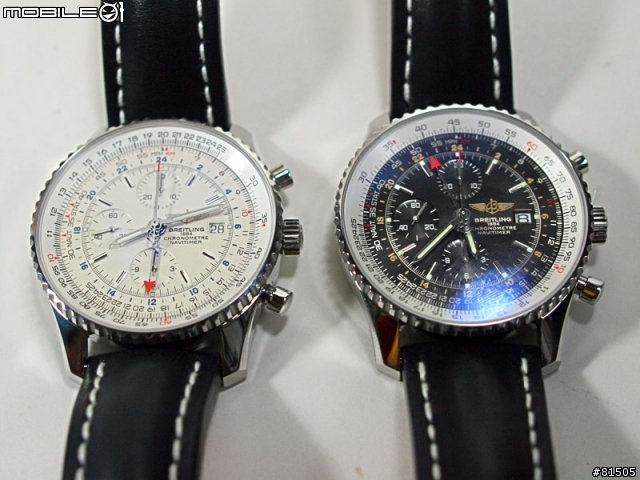 百年靈NAVITIMER WORLD兩地時間入手開箱