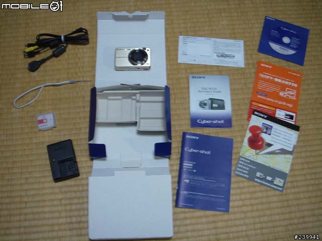 [不專業開箱文]Sony W170 (圖多)