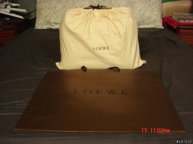 [開箱分享]LOEWE棕色小牛皮購物袋(補上實背圖)!!!