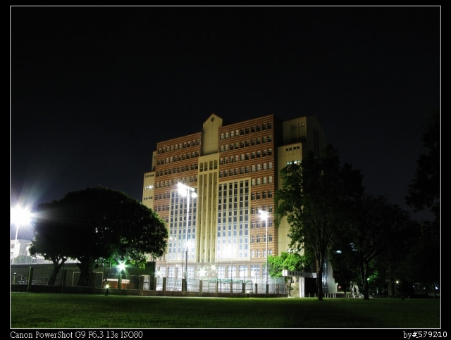 Canon G9 逢甲大學夜景~