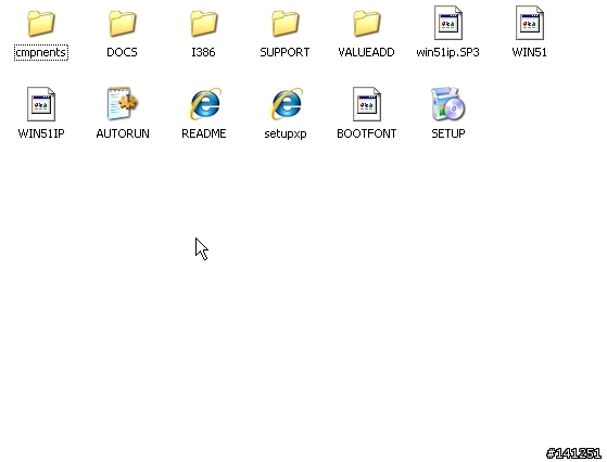 原始Windows XP整合SP3教學