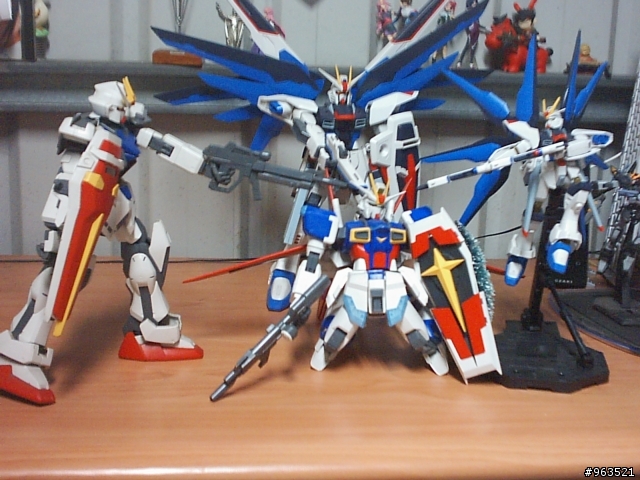 粗糙的GUNDAM SEED 模型照~~