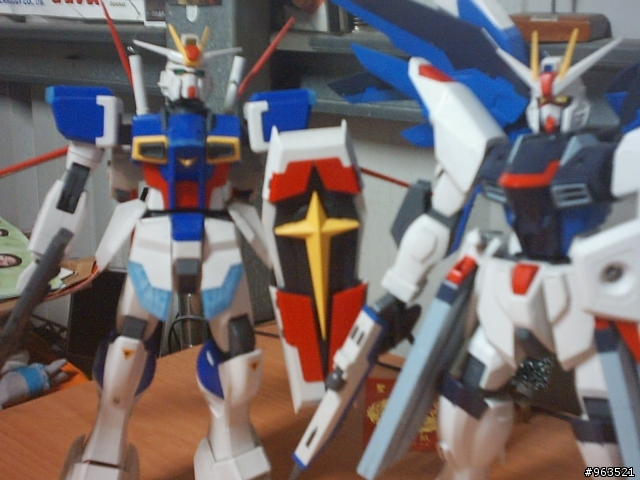 粗糙的GUNDAM SEED 模型照~~
