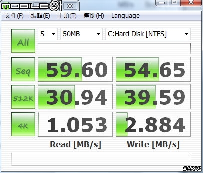 [測試]WD Scorpio 320GB 2.5"