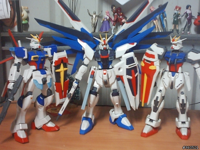粗糙的GUNDAM SEED 模型照~~
