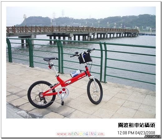 八里左岸淡水行(小紅+攜車袋+台北捷運)