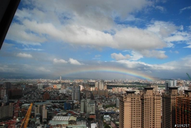 藍天、白雲、台北縣