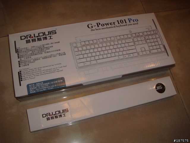 [開箱]DR. LOUIS G-Power 101 Pro 世界上最漂亮的鍵盤