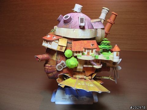 [分享]3D紙模-霍爾的移動城堡/飛行版