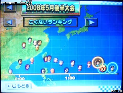 Wii馬力歐賽車-2008年5月後半大會開始