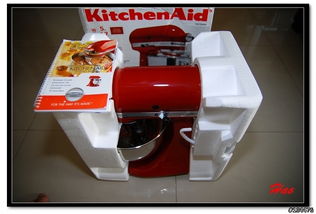 [開箱]媽媽最愛三連發之一(KitchenAId桌上型攪拌機)