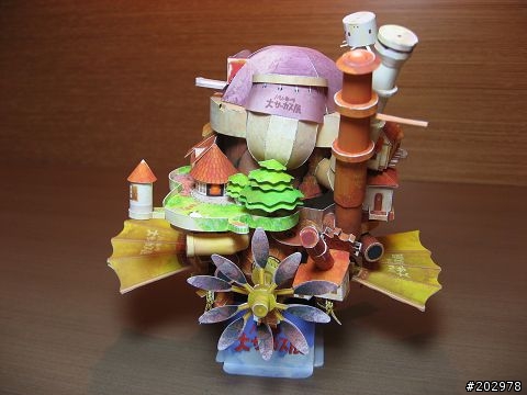 [分享]3D紙模-霍爾的移動城堡/飛行版