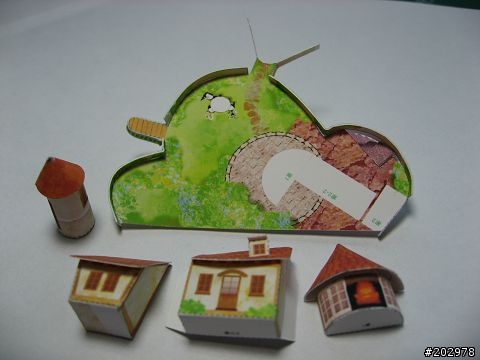 [分享]3D紙模-霍爾的移動城堡/飛行版