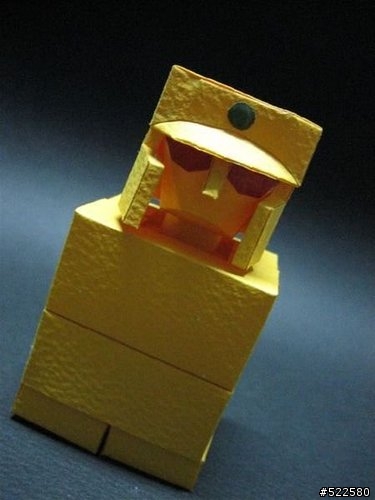 六七年級的SD黃金戰士 Gold Lightan 紙模型 Papercraft