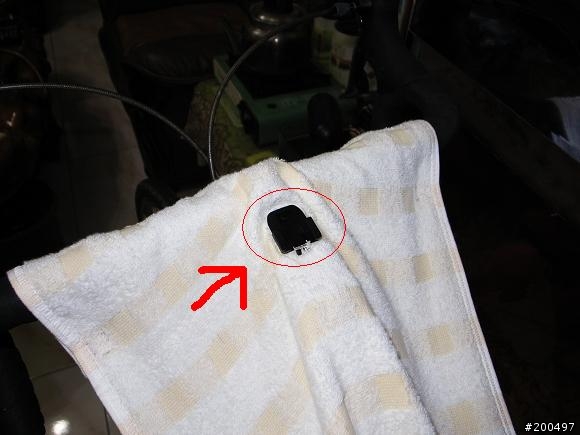 自行製作的練習台接汗帶!