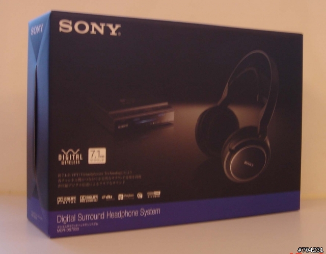 SONY MDR-DS7000無線耳機之雙耳機開箱文-PS3的好搭檔