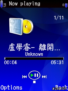 [非原創 分享] BlackAndBlueByP@sco  theme for S60 3rd &S60 3rd fp1