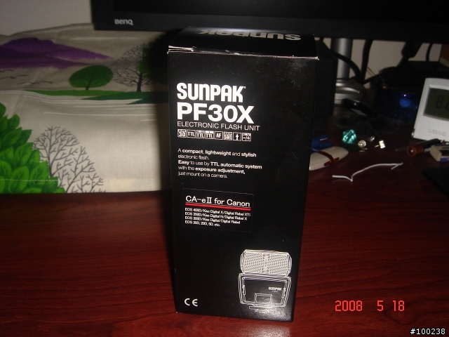 我的G9新配件~~SUNPAK PF30X