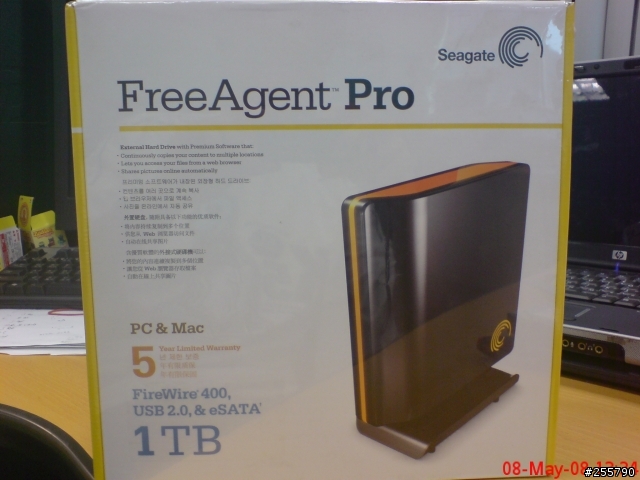 [開箱]5月10日更新 : Seagate FreeGent Pro 1TB的開箱文