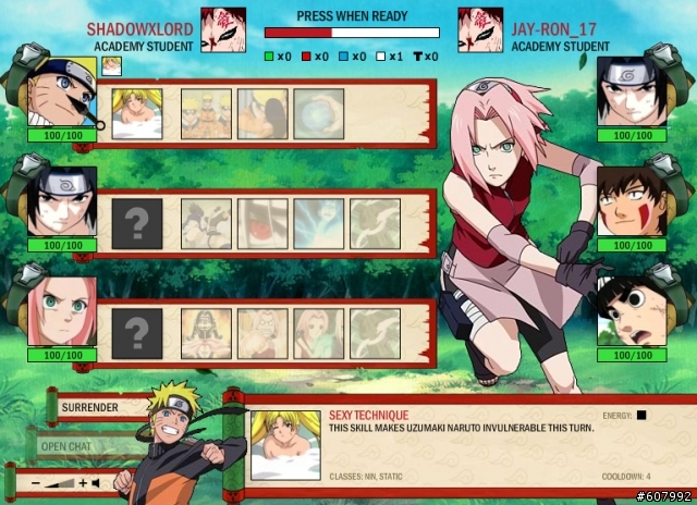 [Naruto Arena Online] 免費火影忍者線上遊戲 - 會英文的人快看這裡~ 蠻好玩的一款遊戲