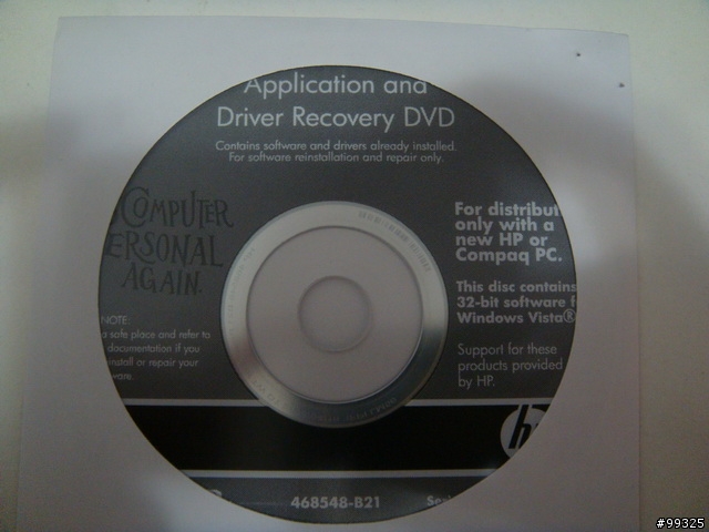 今天拿回HP的原裝CD!