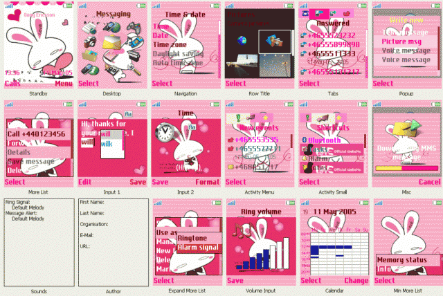 [w810i][176*220]Love兔主題