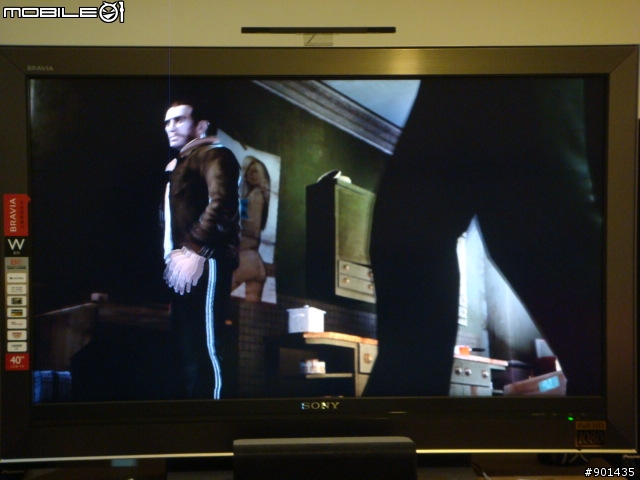 GTA4 實際畫面其實不會很差！照的不好請見諒