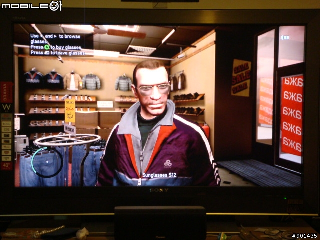 GTA4 實際畫面其實不會很差！照的不好請見諒