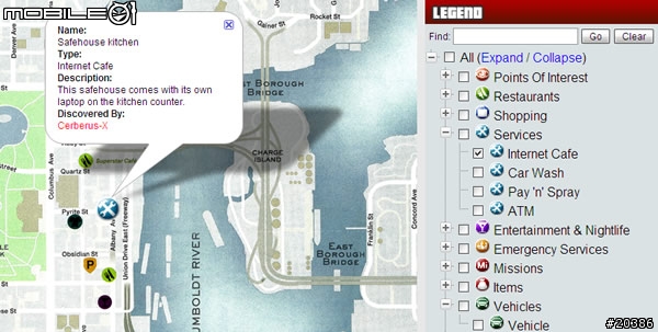 GTA4地圖線上查詢