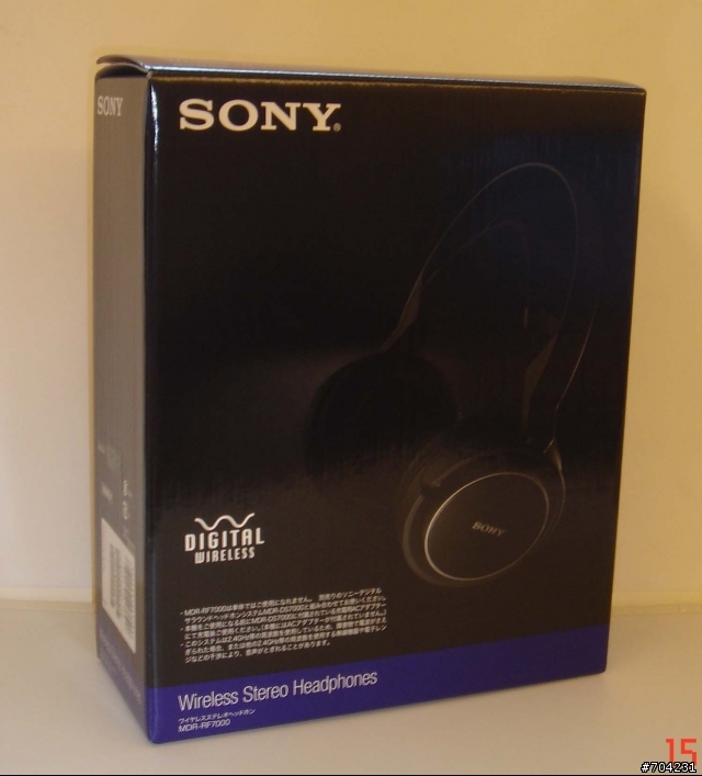 SONY MDR-DS7000無線耳機之雙耳機開箱文-PS3的好搭檔