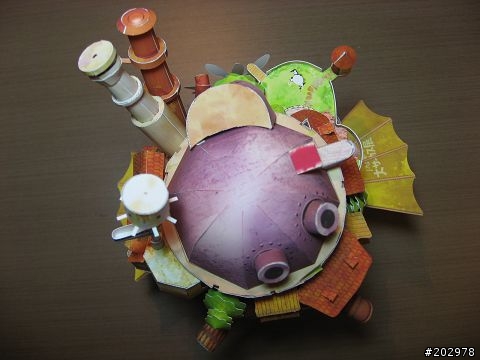[分享]3D紙模-霍爾的移動城堡/飛行版