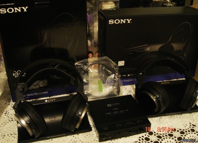 SONY MDR-DS7000無線耳機之雙耳機開箱文-PS3的好搭檔