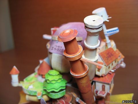 [分享]3D紙模-霍爾的移動城堡/飛行版