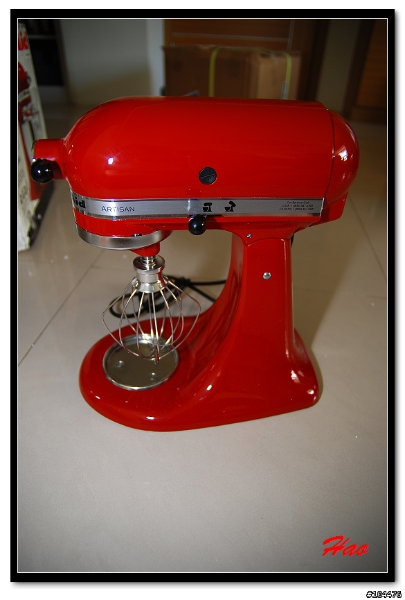 [開箱]媽媽最愛三連發之一(KitchenAId桌上型攪拌機)